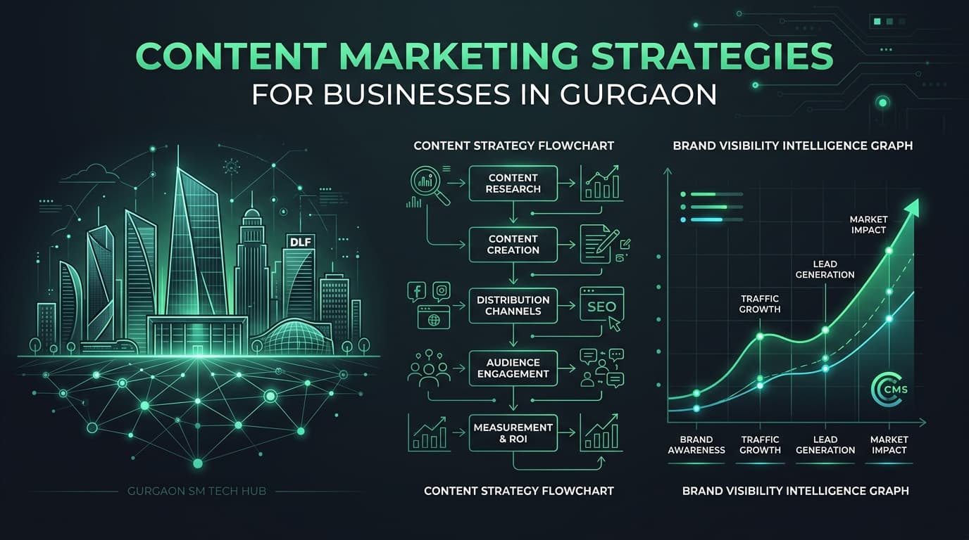 Content marketing strategy and brand visibility architecture for businesses in Gurgaon